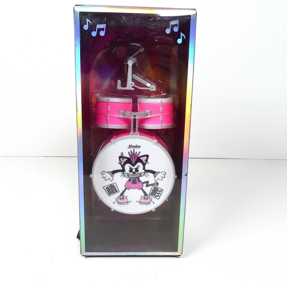 Shadow Rainbow High Vision Mara Pinkett Hot Pink Doll Drums Band Set Cat NEW